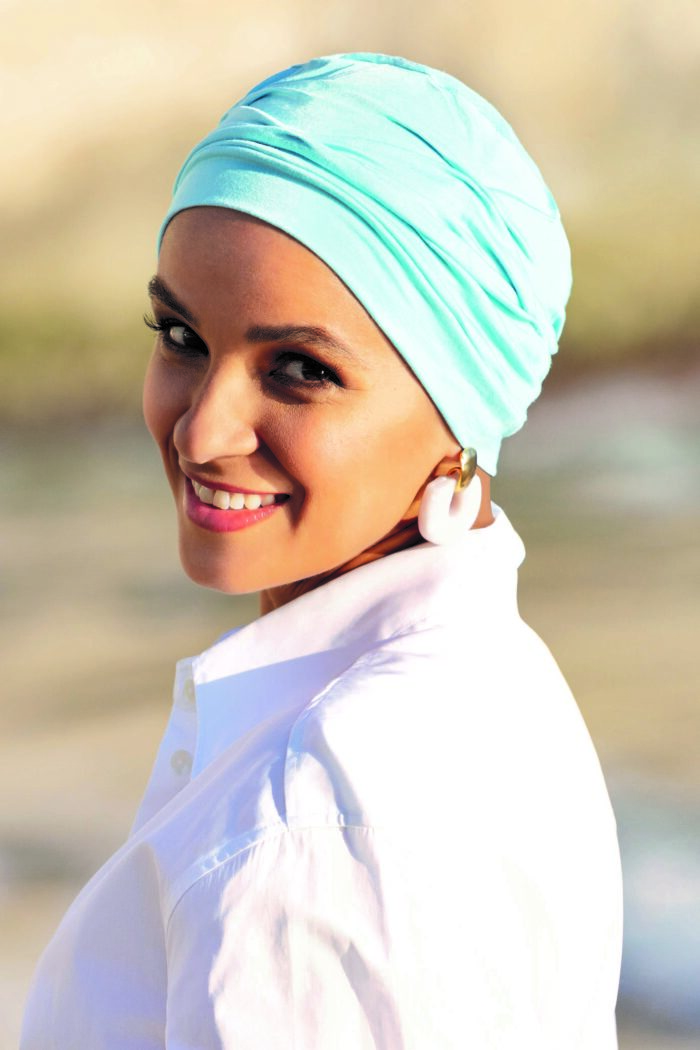 Bahama turban til kræftramte fra Gisela Mayer
