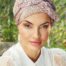 Amber Pastel Rose hovedtørklæde fra Christine headwear